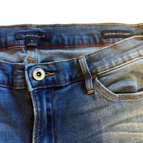 Tommy Hilfiger Greenwich Skinny Jeans. Authentically Distressed! Size 8. - Picture 8 of 15